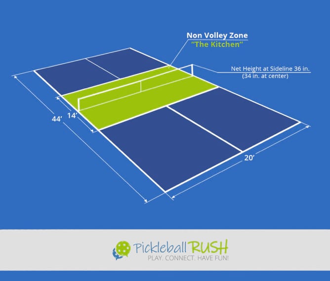 Pickle Ball Court Size